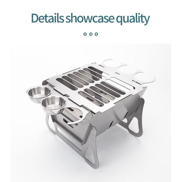Customized Request BBQ Grill Combination For Outdoor Cooking And Heating Features