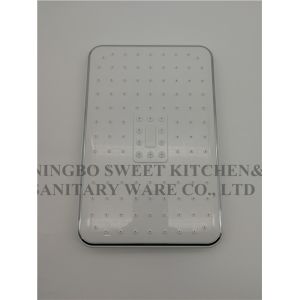 Single fuction shower head hand shower set square overhead shower rain shower