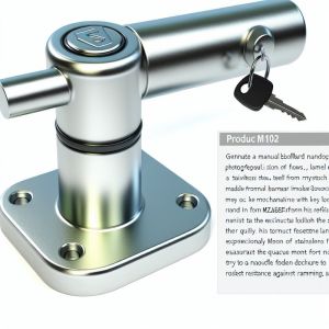 ZASP M102 Manual Bollards Stainless Steel Anti-Ramming Key Lock