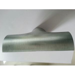 Hot Dip Galvanizing Metal Duct Connectors Zn Surface Metal T Pipe Fitting