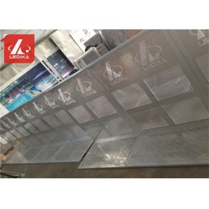 Outdoor Performances Crowd Control Systems Silver Crowd Control Stands With Door