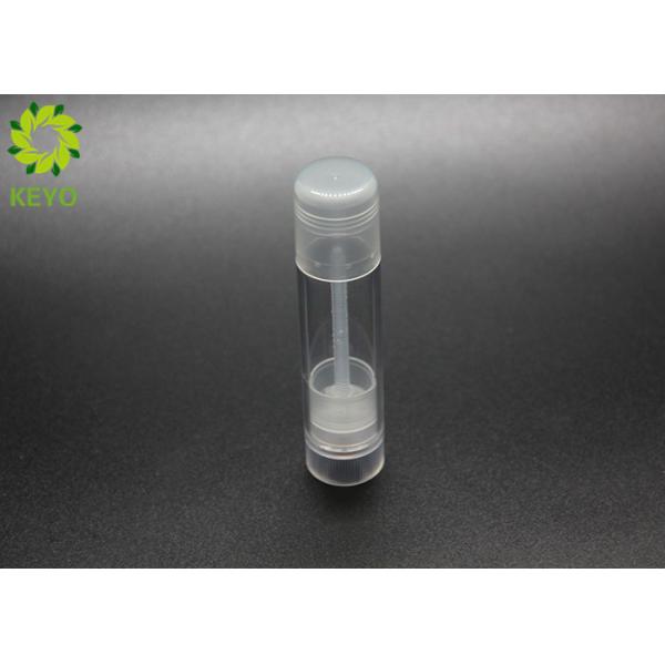 13g Round Shape Empty Lip Gloss Tubes Thin Wall Transparent AS Plastic