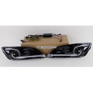 Ford Fiesta DRL LED daylight driving Lights guide turn signal for cars