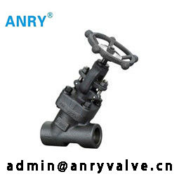2 Inch Forged Steel Y Type Stellite Overlay Disc SW BW NPT Globe Valve
