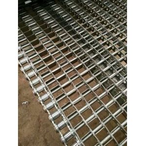 Customized SS304 Light Wire Ladder Link Belting Grid Mesh Belt Flat Flex Mesh
