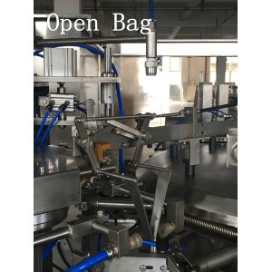 Flexible Zipper Stand Up Pouch Filling Machine , Premade Pouch Filling Equipment