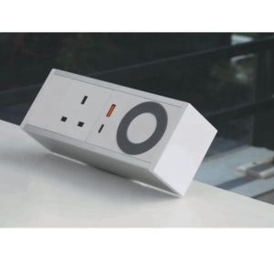 Removable Table Mount Power Strip USB Socket Desk Clamp Power Strip Usb C
