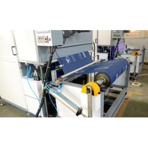 Automated Single Color Non Woven Screen Printing Machine / Roll To Roll Screen