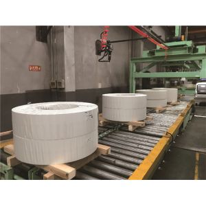 Horizontal Steel Coil Wrapping Line Customized PLC Control