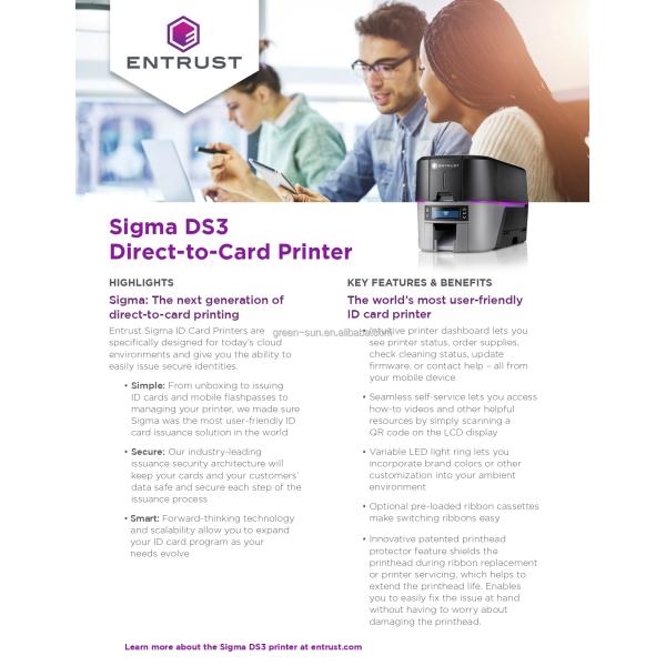 Get Your Business ID Cards Printed with Entrust Sigma DS3 Dual Sided or Single Sided