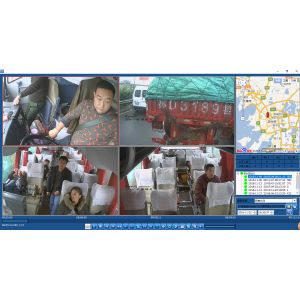 1080P 4 Channels Mobile DVR for Truck Taxi Bus GPS Tracking 3G Realtime Video