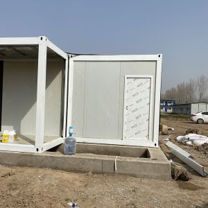 20ft Rain And Wind Proof Garage Storage Container House 2 Floor Prefabricated