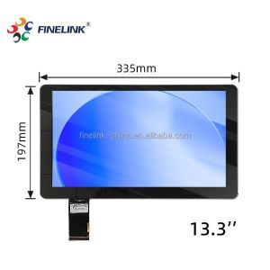 13.3 Inch HMI Capacitive Touch Screen Panel Kit with High Brightness and