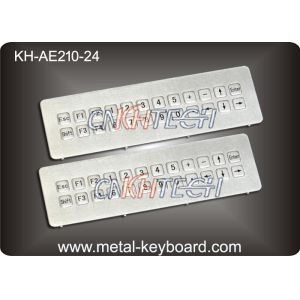 IP65 Waterproof Mountable Stainless Steel Industrial Keyboard with 24 Keys
