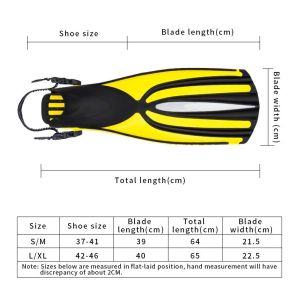 Adult Open Heel Rubber Swim Training Short Scuba Fins Flipper For Snorkeling