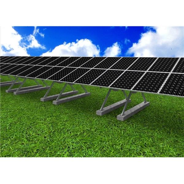 Quality Adjustable Tilt Solar Panel Rail Mounting System , Al6005 PV Solar Mounting Systems for sale