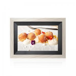 China 20W 200cd/m2 BOE 21.5in Wooden Digital Photo Frame on sale