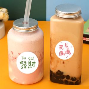 Eco-Friendly PET Plastic Cup for Milk Tea Shop Capacity Under 100mL No Logo