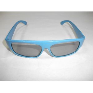 Red Blue Plastic Circular Polarized 3D Glasses ROHS, EN71