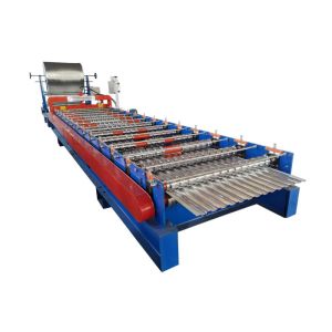 Iron Galvanized Steel Color Coated Sheet Making Machine Shaft Diameter 70 MM