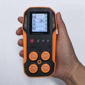 Industrial OLCD Portable Multigas Detector Analyzer Monitoring Solution 5V