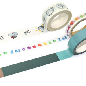 Adhesive Self Printed 15mm Japanese Beautiful Washi Paper Tape