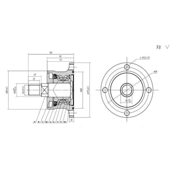 Agricultural Hub Unit AHUB-0007 for Disc& Wheel BAA-0004 51290020