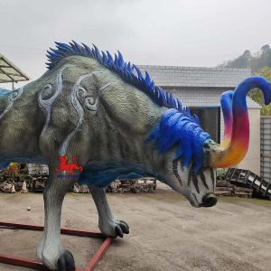 Infrared Sensor Theme Park Animatronics Mythical Chinese Creatures - Fei