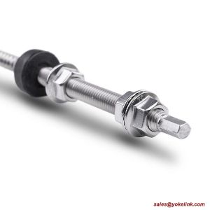China Stainless Steel Double Threaded Self Drilling Hanger Bolts For Solar Systems on sale