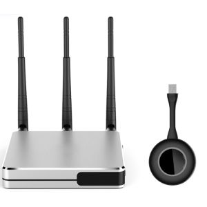 Wholesale Silver Wireless Hdmi Transmitter Receiver Kit Aluminum Full HD from china suppliers