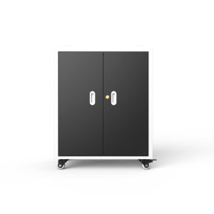 China 30 Tablets Socket Ipad Chromebook Charging Cabinet With Universal Wheels on sale