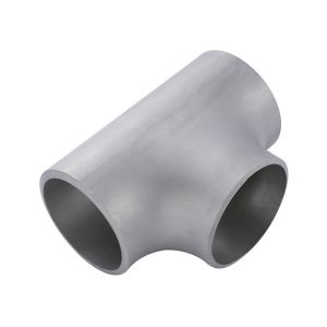 C71500 8" SCH40 Butt Welding Pipe Fittings Copper Nickel Equal Tee Seamless