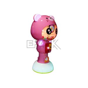 45MM Space Capsule Coin Operated Machine Automatic Out Candy / Bounce Ball