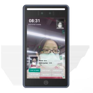 China SDK OEM Multi Language Non Contact Face Recognition Terminal With Health Monitoring on sale