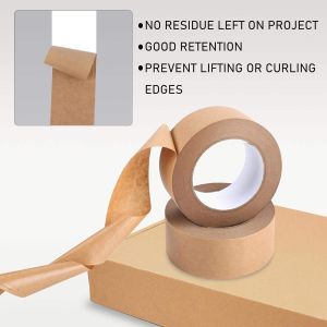 ODM OEM Custom Water Activated Packing Tape Self Adhesive Kraft Paper Packing