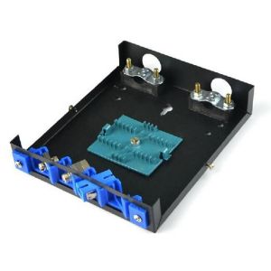 0.32kg 4 Port Fiber Optic Cable Box , SC ST FC Adapter Optical Fiber Distributio