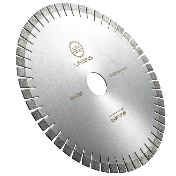0.014in Blade Thickness Silver Brazed 400MM Diamond Horizontal Saw Blade for