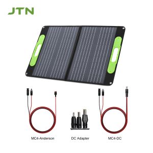 40W Monocrystalline Solar Panel Portable Charger Overlapping Custom