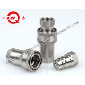 SS316 Stainless Steel Hydraulic Quick Coupling with Temperature Range -20ºC to
