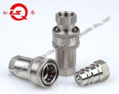 SS316 Stainless Steel Hydraulic Quick Coupling with Temperature Range -20ºC to