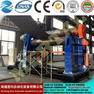 CNC Plate Bender Rolling Machine Hydraulic CNC Four Roller Panel Rolling Forming