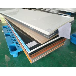 High Gloss Plywood Pet Laminated Mdf Panels No Scratch