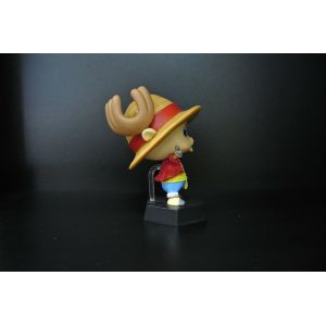 One Piece Character Cartoon Custom Plastic Toys With A Strawhat 3.5 Inch