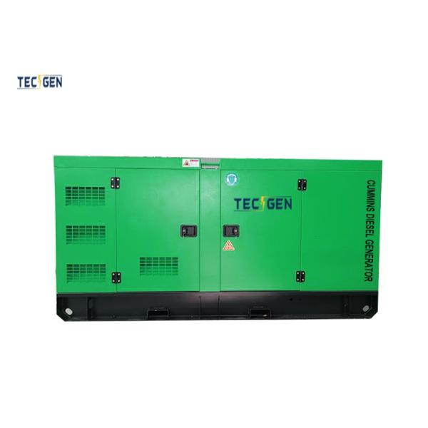 Standby 176kW Diesel Generator Soundproof Genset Powered By Cummins Engine For