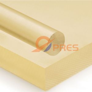 Engineering Plastics Amber PSU Polysulfone Rod Plate Sheet Bar Machining