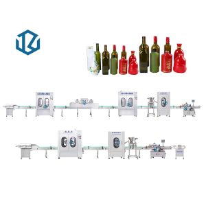 Vial Vodka Wine Alcohol Rinsing Capping Bottle Filling Line