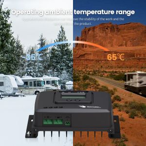 10A MPPT Solar Charge Controller with 100V Input Voltage and 560W Maximum PV