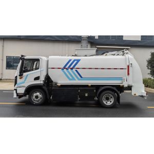 High Capacity Pure Electric Garbage Truck with Expandable Bin and Swift