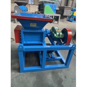 7.5kW Thickened Body Plate Dual Shaft Single Motor Shredder for Scrap PVC HDPE