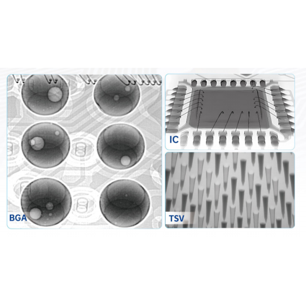 High Resolution Defect Detection Reliable IC Internal Inspection PCBA IC X-ray AX9600 Unicomp